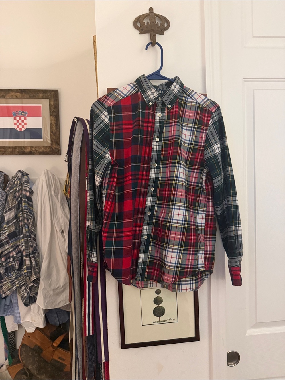 Ralph Lauren Polo Boys Tartan Plaid Shirt
